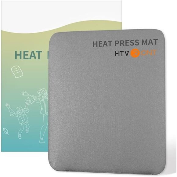 Heat Press Mat for Cricut: Heat Press Pad 8"x10" for Craft Vinyl Ironing Insulat - Picture 1 of 6